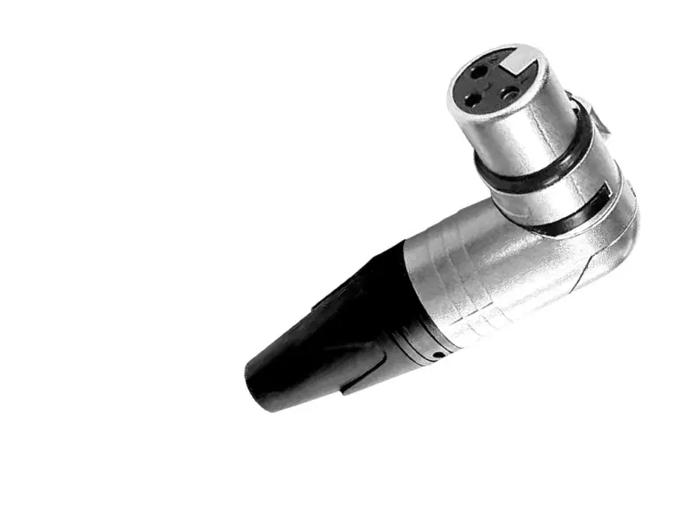 Lidge Ym-001l แจ็ค Xlr ตัวเมีย งอ 90 องศา 3 ขา สำหรับเข้าสาย