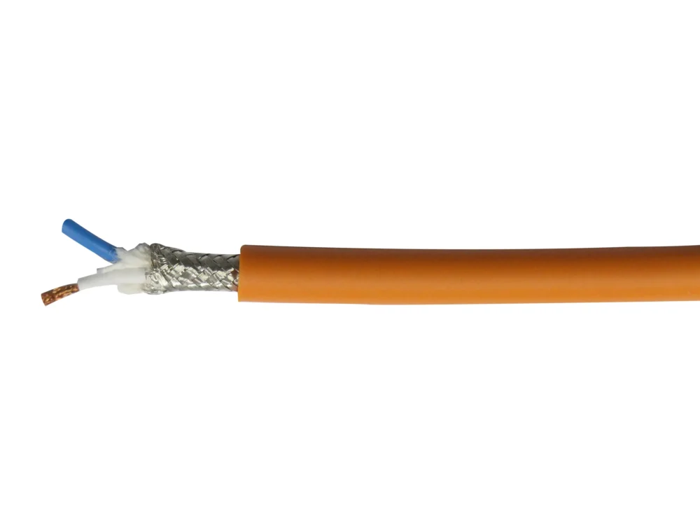 Canare L-2t2s สายไมโครโฟน 2x23awg แบบชีลด์ (สีส้ม)