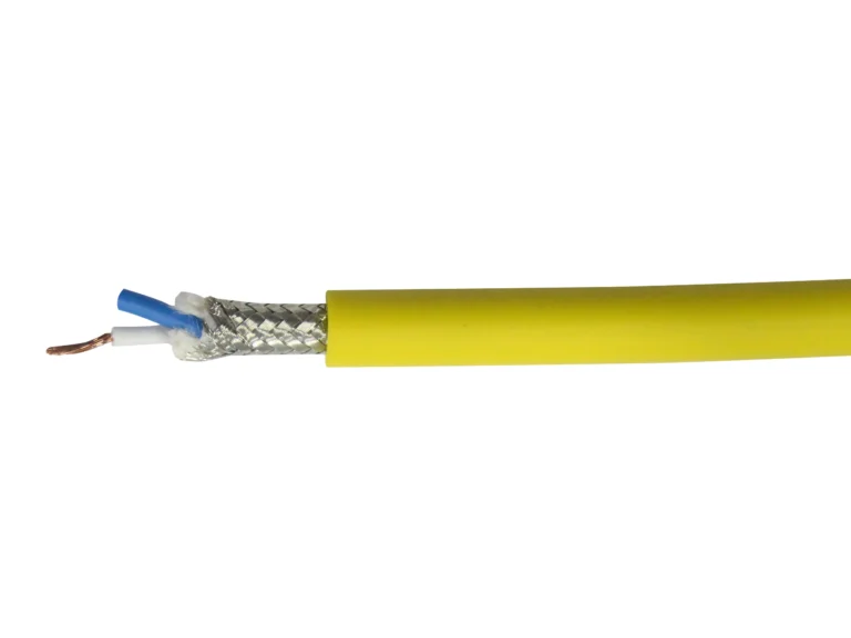 Canare L-2t2s สีเหลือง สายไมโครโฟน 2x23awg แบบชีลด์