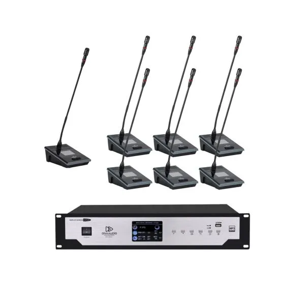 Divaaudio Da-1000cu Set 1 ชุดไมค์ประชุมดิจิตอล 7 ท่าน