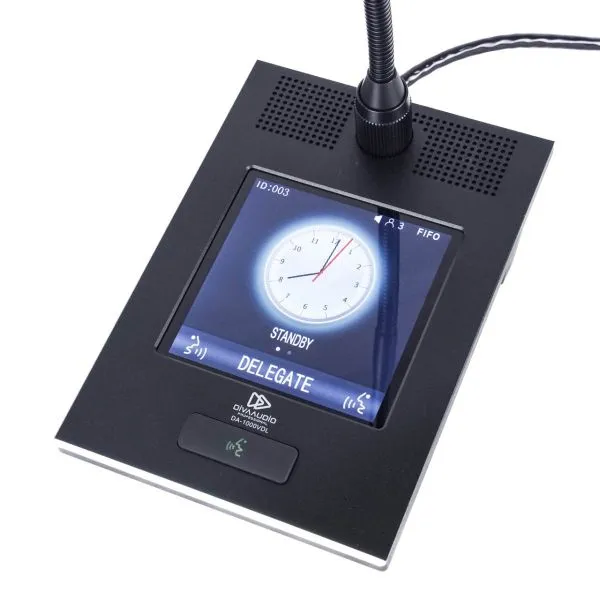Da 1000vdl 12 1 11zon Divaaudio Da-1000vdl ชุดไมโครโฟนผู้ร่วมประชุม Delegate Unit