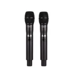 Divaaudio Ddm-257 ไมโครโฟนไร้สายดิจิตอลแบบมือถือคู่ Uhf