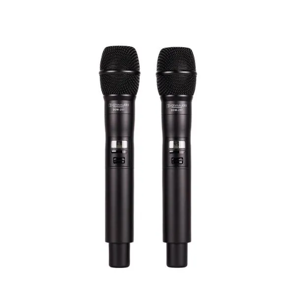 Ddm 257 28 2 5 Divaaudio Ddm-257 ไมโครโฟนไร้สายดิจิตอลแบบมือถือคู่ Uhf
