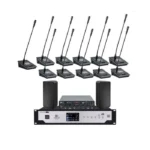 Divaaudio Da-1000cu Set 3 ชุดไมค์ประชุมดิจิตอล 11 ท่าน พร้อมชุดขยายเสียง