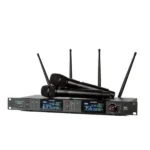 Divaaudio Ddm-257 ไมโครโฟนไร้สายดิจิตอลแบบมือถือคู่ Uhf