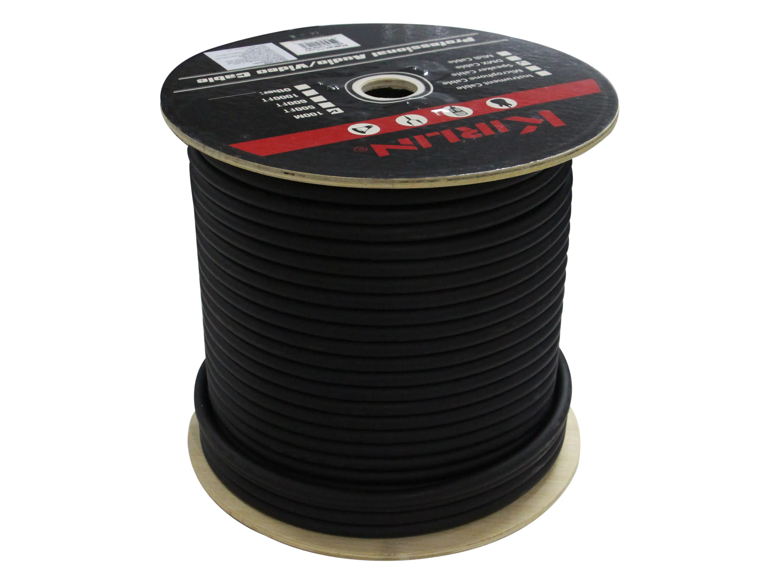 Kirlin Sbc-12 สายลำโพง 2x12awg 100m สีดำ Kirlin Sbc-12 สายลำโพง 2x12awg 100m สีดำ