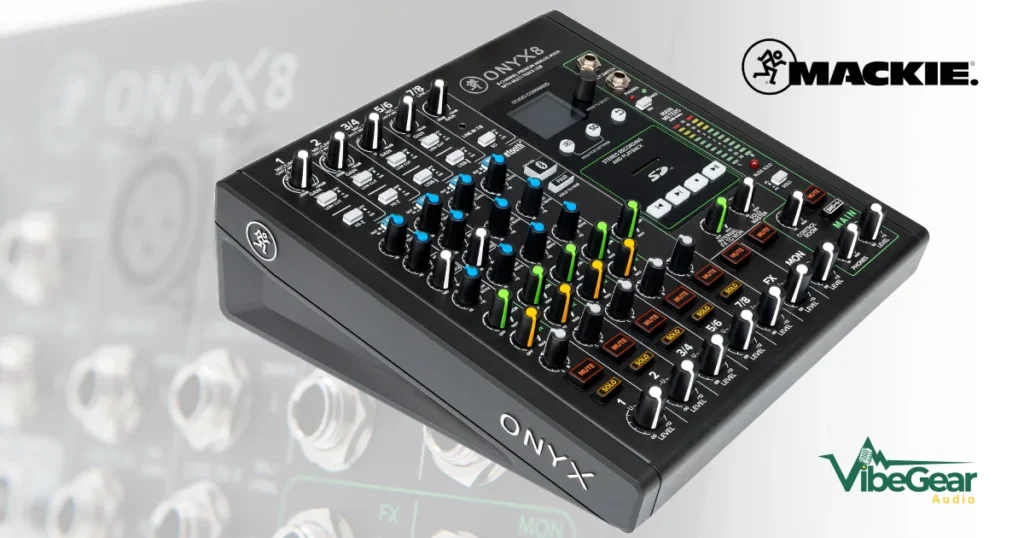 Mackie Onyx8 รีวิว มิกเซอร์อนาล็อก 8 แชนแนลสำหรับโฮมสตูดิโอ