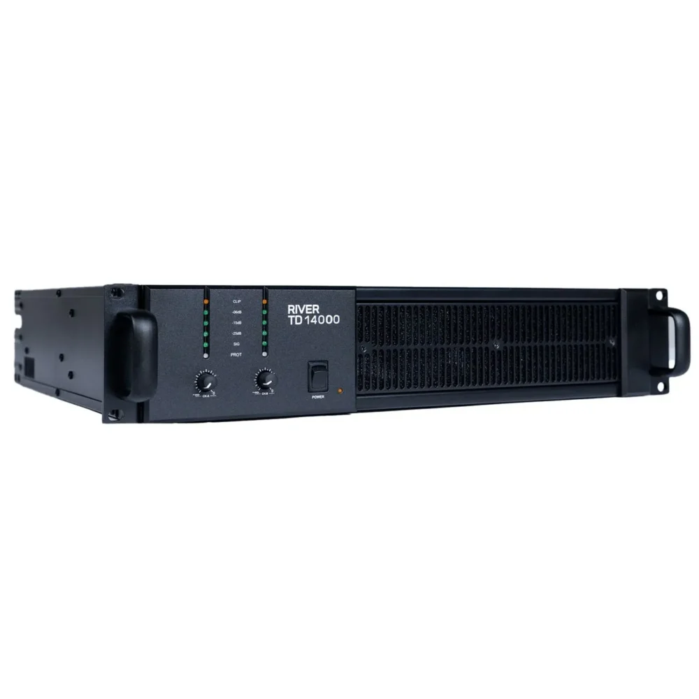 River Td14000 Mkiii 2 River Acoustics Td14000 Mkiii เพาเวอร์แอมป์ 2 แชนแนล Class Td