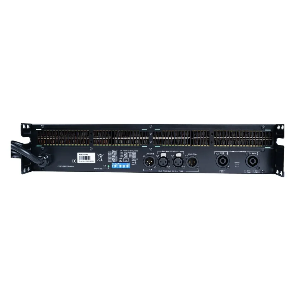 River Td14000 Mkiii 4 River Acoustics Td14000 Mkiii เพาเวอร์แอมป์ 2 แชนแนล Class Td