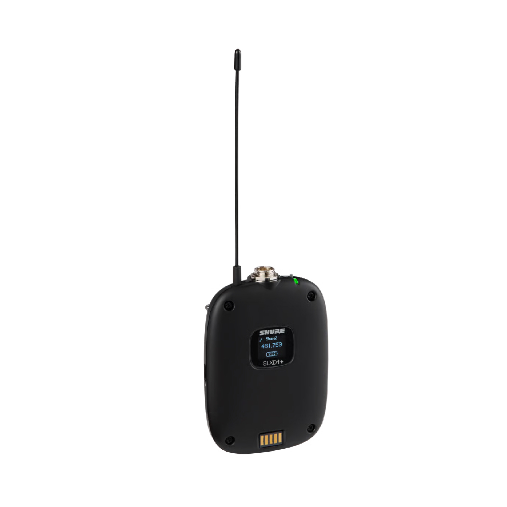 Shure Slxd1+ Angle Shure Slxd1+ เครื่องส่งสัญญาณไร้สายดิจิตอลแบบ Bodypack