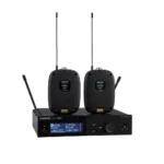 Shure Slxd14d+a-M55 ระบบเครื่องส่งสัญญาณไร้สายแบบดิจิทัลพร้อม Bodypack จำนวน 2 เครื่อง