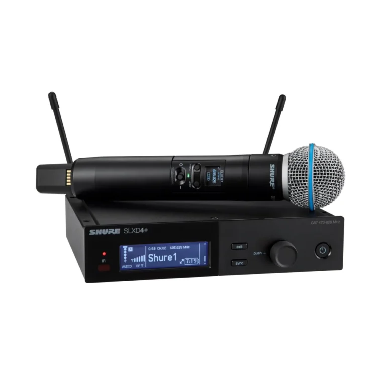 Shure Slxd24+a/b58-M55 ชุดไมค์ไร้สายแบบดิจิทัลพร้อมแคปซูลหัวไมค์ Beta® 58a