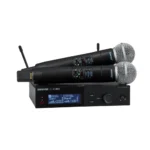Shure Slxd24d+a/58-M55 ชุดไมค์ไร้สายแบบดิจิตอลพร้อมแคปซูลหัวไมค์ Sm58 จำนวน 2 อัน