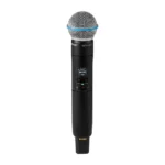 Shure Slxd24d+a/b58-M55 ชุดไมค์ไร้สายแบบดิจิทัลพร้อมพร้อมแคปซูล Beta® 58a จำนวน 2 อัน