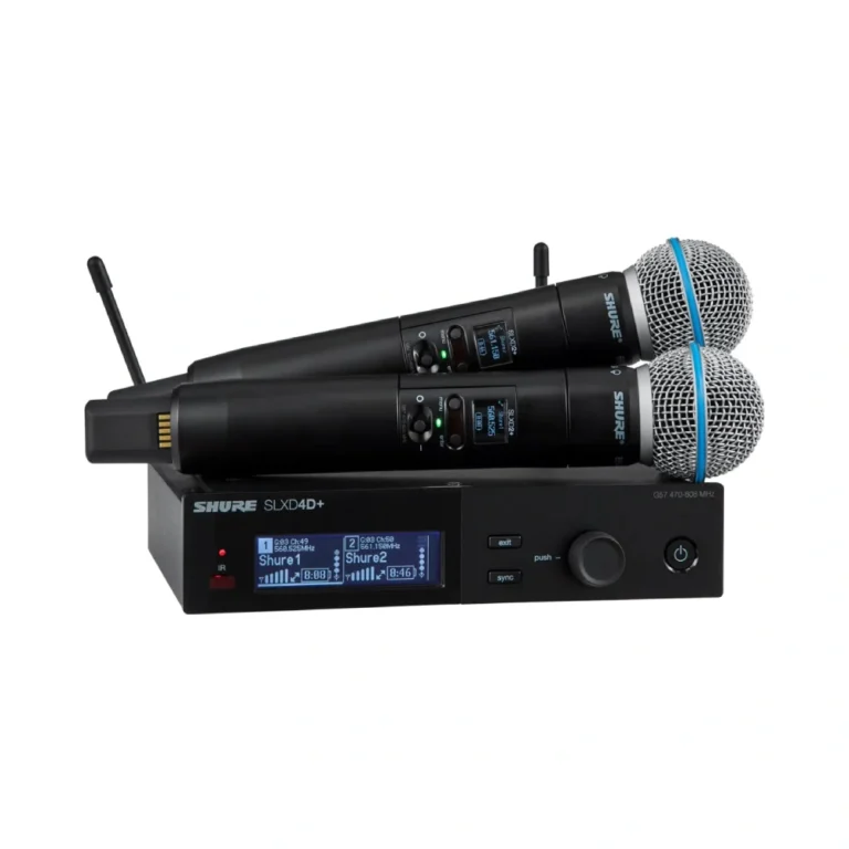 Shure Slxd24d+a/b58-M55 ชุดไมค์ไร้สายแบบดิจิทัลพร้อมพร้อมแคปซูล Beta® 58a จำนวน 2 อัน