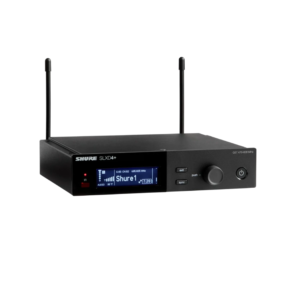 Shure Slxd4+ Right Shure Slxd4+ เครื่องรับสัญญาณไร้สายแบบดิจิตอล