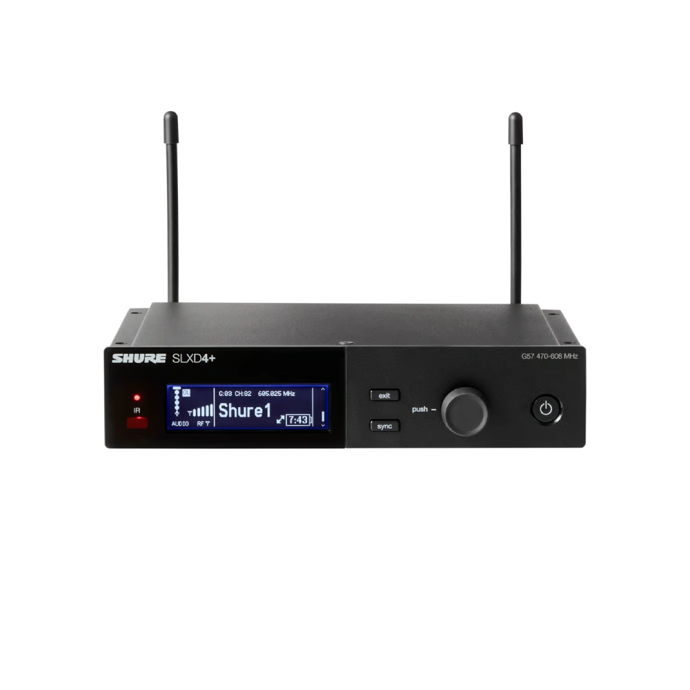 Shure Slxd4+ Top Shure Slxd4+ เครื่องรับสัญญาณไร้สายแบบดิจิตอล