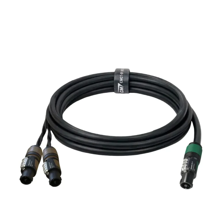 Cm Speaker Cable Neutrik 4 Pole To 2 Pole X2 สายลำโพงพร้อมหัว Speakon Neutrik