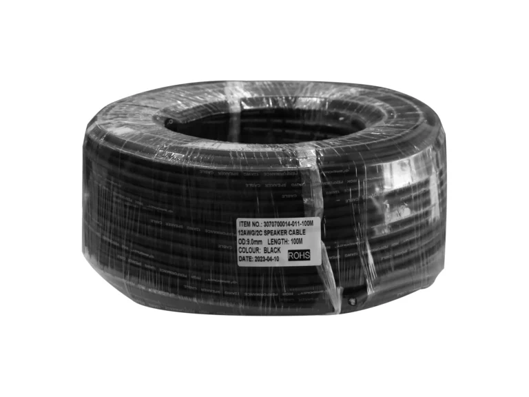 Sunrise 3070700014-011 สายลำโพง 2x12awg 100m สีดำ