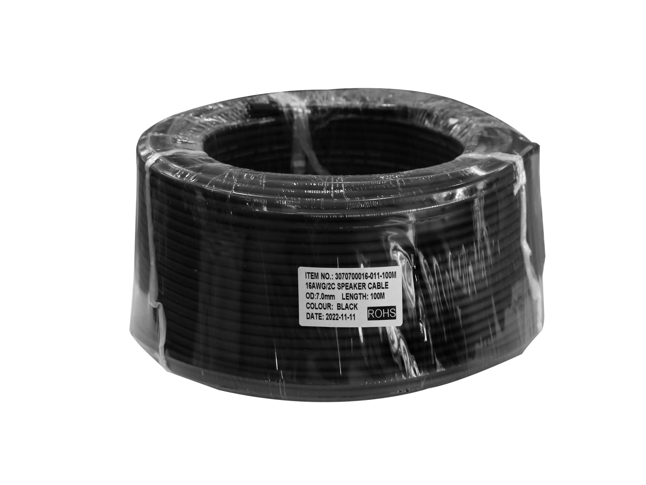 Sunrise 3070700016-011 สายลำโพง 2x16awg 100m สีดำ Sunrise 3070700016-011 สายลำโพง 2x16awg 100m สีดำ