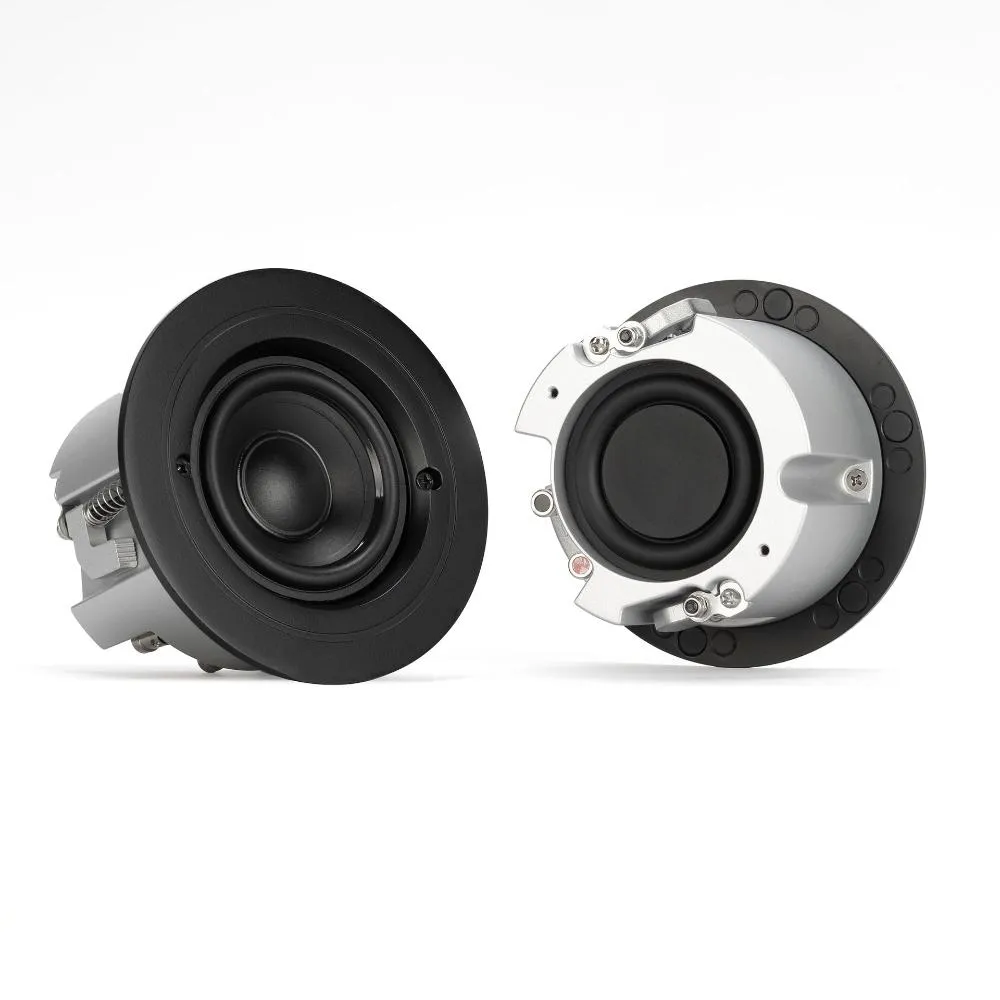 008 Cmr 30 Double 6 11zon Rcf Cmr 30 ลำโพงฝังฝ้า 2 ทาง ขนาด 3 นิ้ว กำลังขับ 30w พร้อม Back Can สำหรับระบบเสียงติดตั้ง