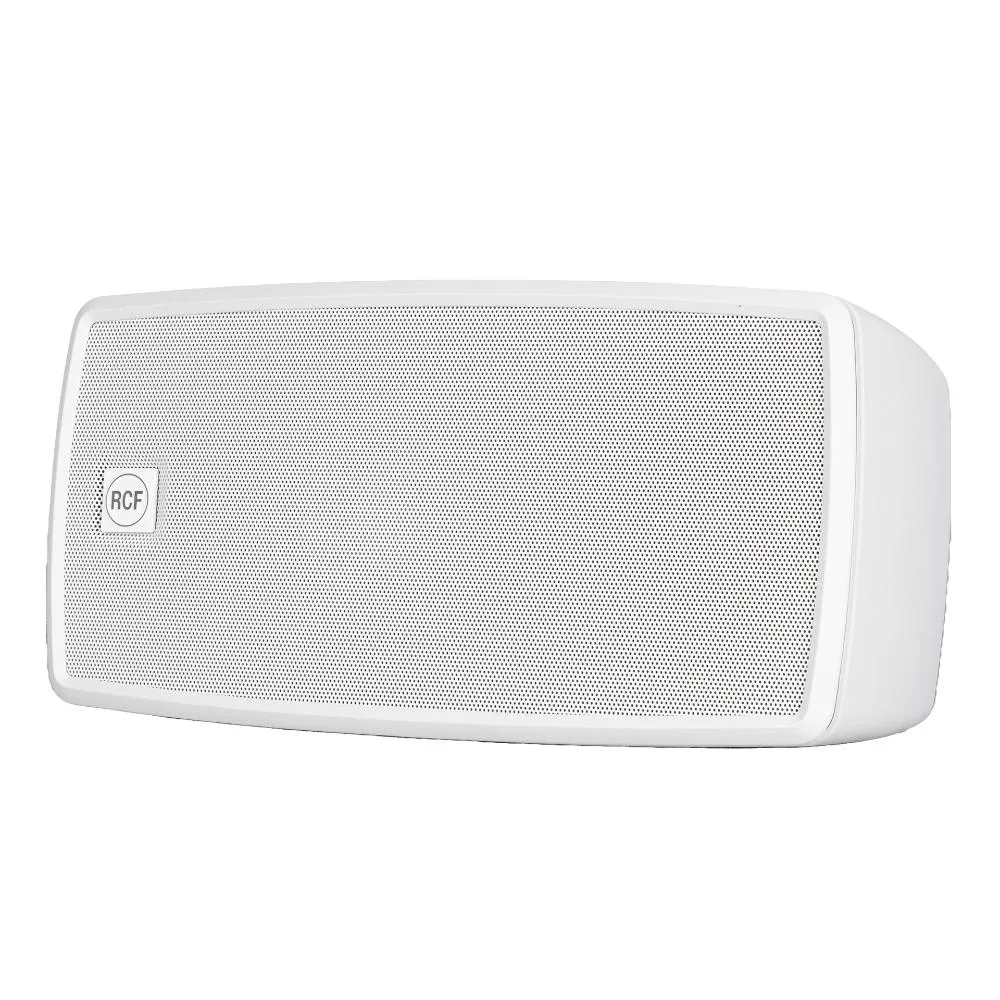 008 Wmr 50t White Left 3 11zon Rcf Wmr 50t W ลำโพงติดผนัง 2 ทาง ขนาด 5 นิ้ว พร้อม Line Transformer 40w Aes สีขาว