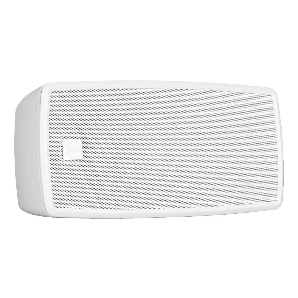 009 Wmr 50t White Right 5 11zon Rcf Wmr 50t W ลำโพงติดผนัง 2 ทาง ขนาด 5 นิ้ว พร้อม Line Transformer 40w Aes สีขาว