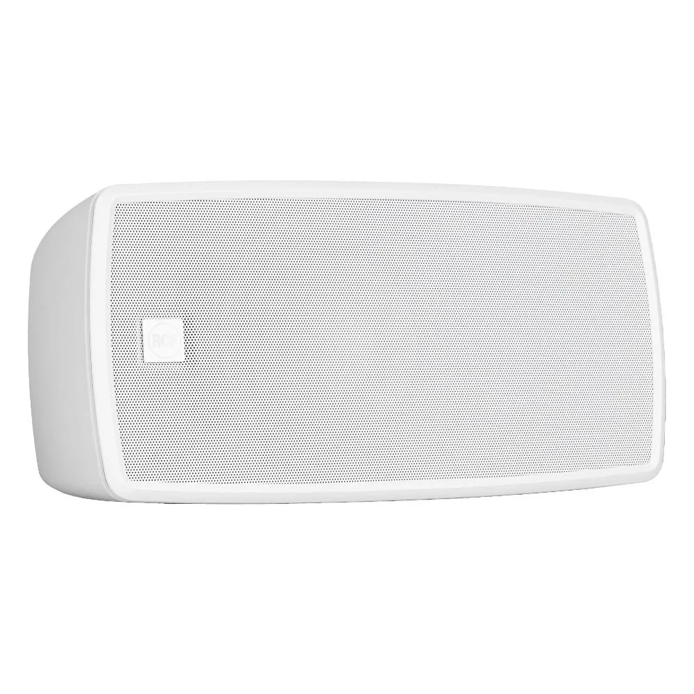 009 Wmr 60t White Right 5 11zon Rcf Wmr 60t W ลำโพงติดผนัง 2 ทาง ขนาด 6.5 นิ้ว พร้อม Line Transformer 80w Aes สีขาว