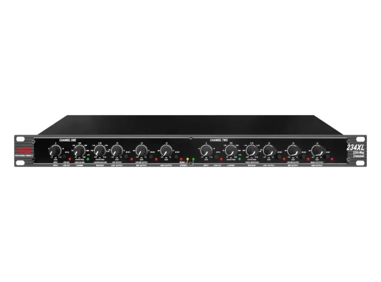 Nts 234xl แอคทีฟครอสโอเวอร์ Stereo 2/3 Way / Mono 4 Way พร้อม Xlr Balanced