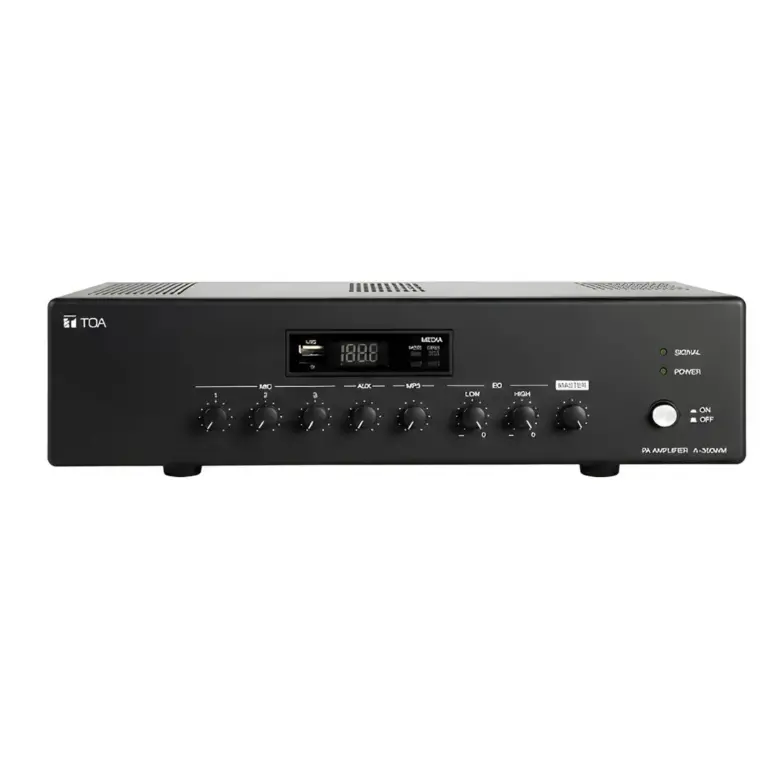 Toa A-360wm มิกเซอร์แอมป์ 60 วัตต์ Mixer Amplifier พร้อม Mp3 และ Bluetooth