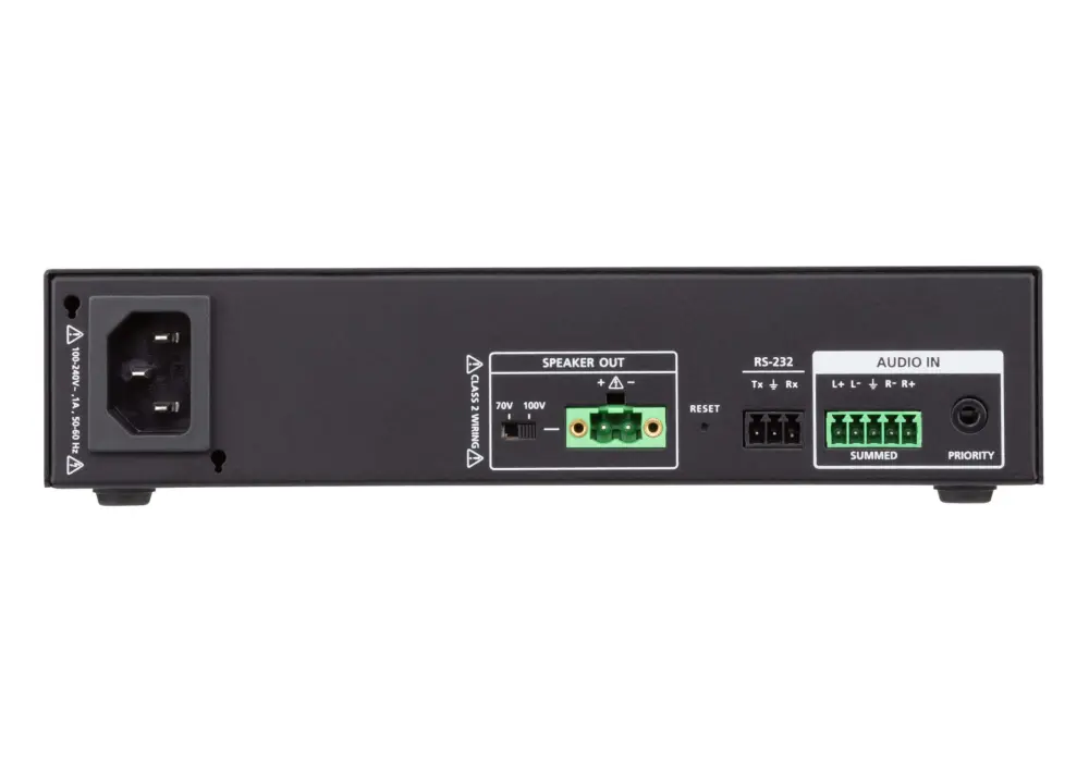 Aten Ap106 เครื่องขยายเสียงกำลังขับ 2 × 60w พร้อม Dsp (2 × 60w Compact Power Amplifier With Dsp)