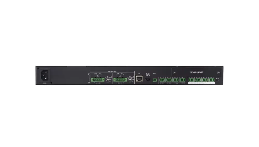 Ap412 3 23 11zon Aten Ap412 เครื่องขยายเสียงกำลังขับ 4 × 120w พร้อม Dsp (4 × 120w Power Amplifier With Dsp)