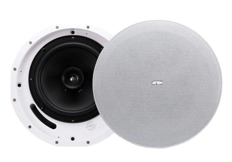 Aten As108 ลำโพงติดผนัง 8 นิ้ว ขนาด 80 วัตต์ (80w 8" Coaxial Wall Speaker)
