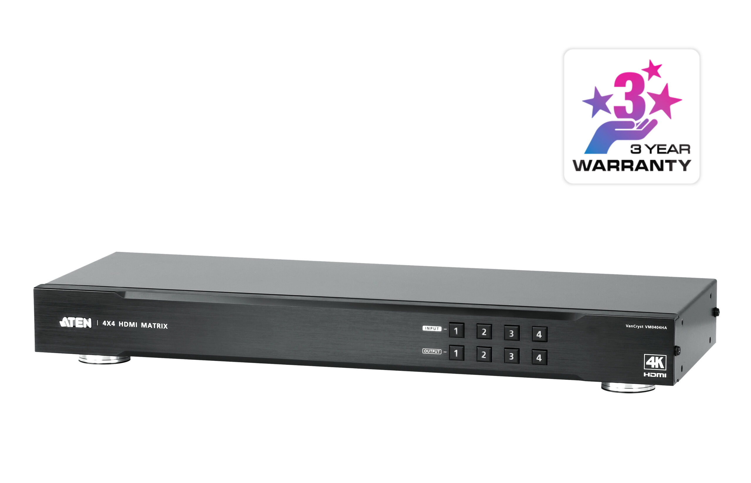 Aten Vm0404ha 1 Aten Vm0404ha 4 X 4 Hdmi Matrix Switch With Scaler