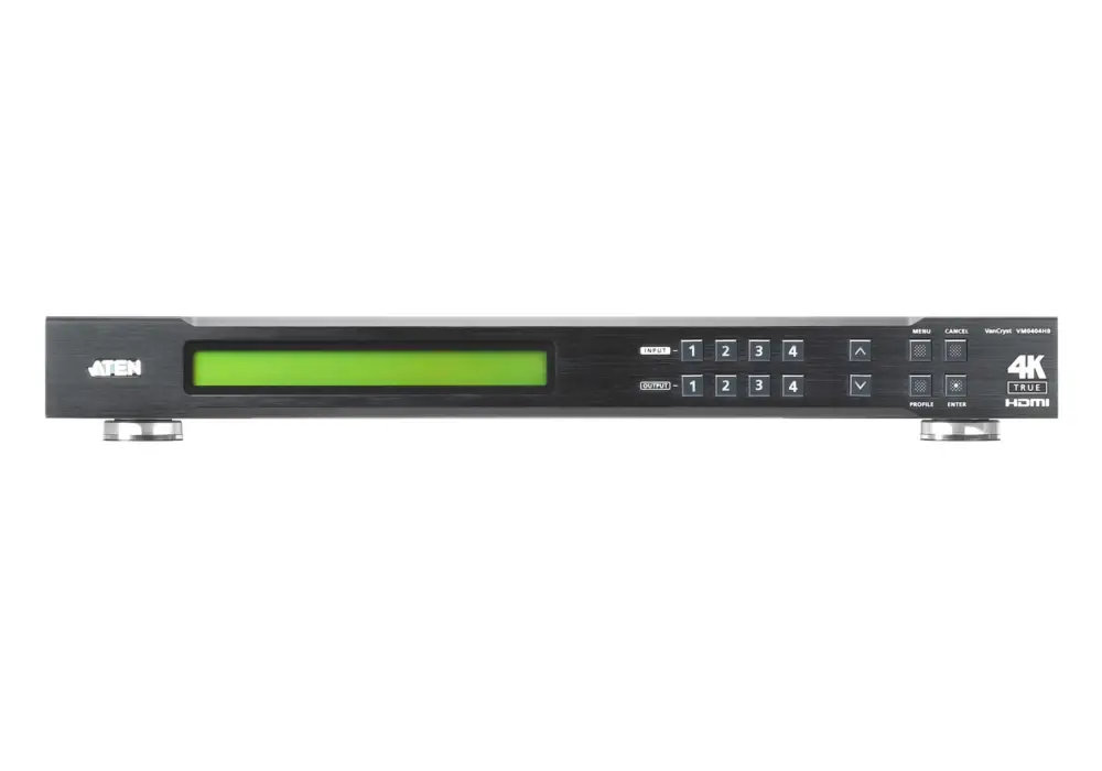 Aten Vm0404hb 2 8 11zon Aten Vm0404hb 4 X 4 True 4k Hdmi Matrix Switch