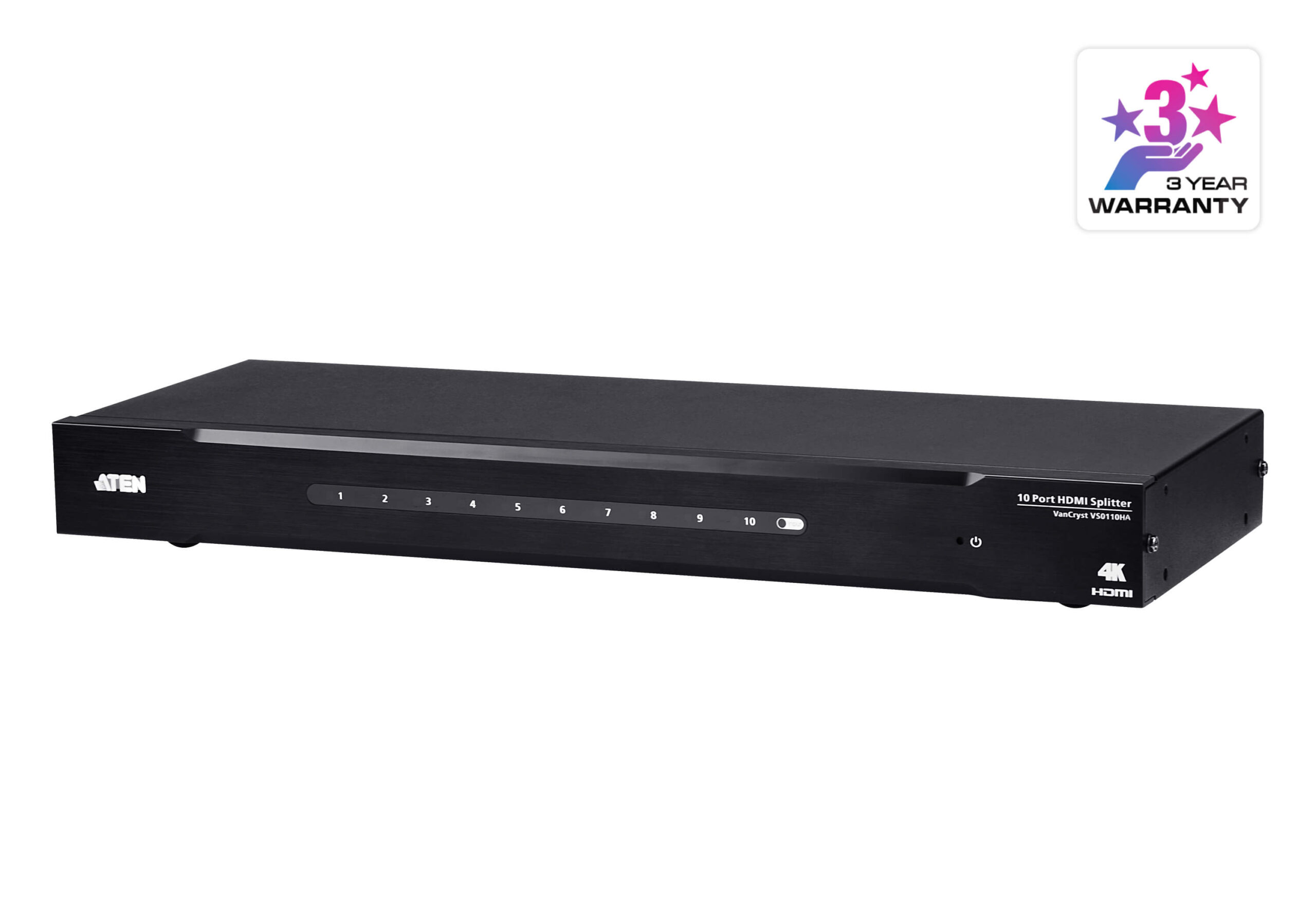Aten Vs0110ha 1 Aten Vs0110ha 10-Port Hdmi Splitter