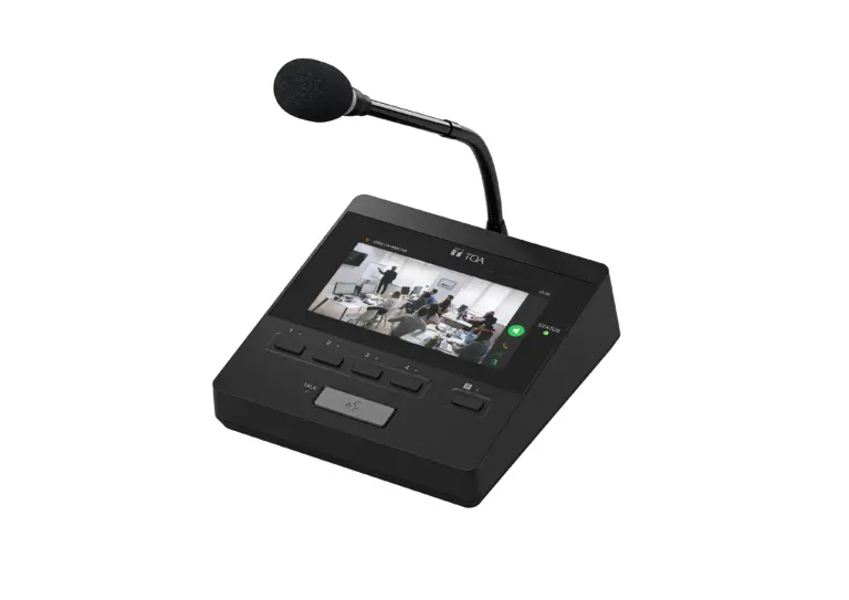 Toa Cx-Rm1700 ไมโครโฟนประกาศพร้อมหน้าจอสัมผัส Touch Screen Remote Microphone