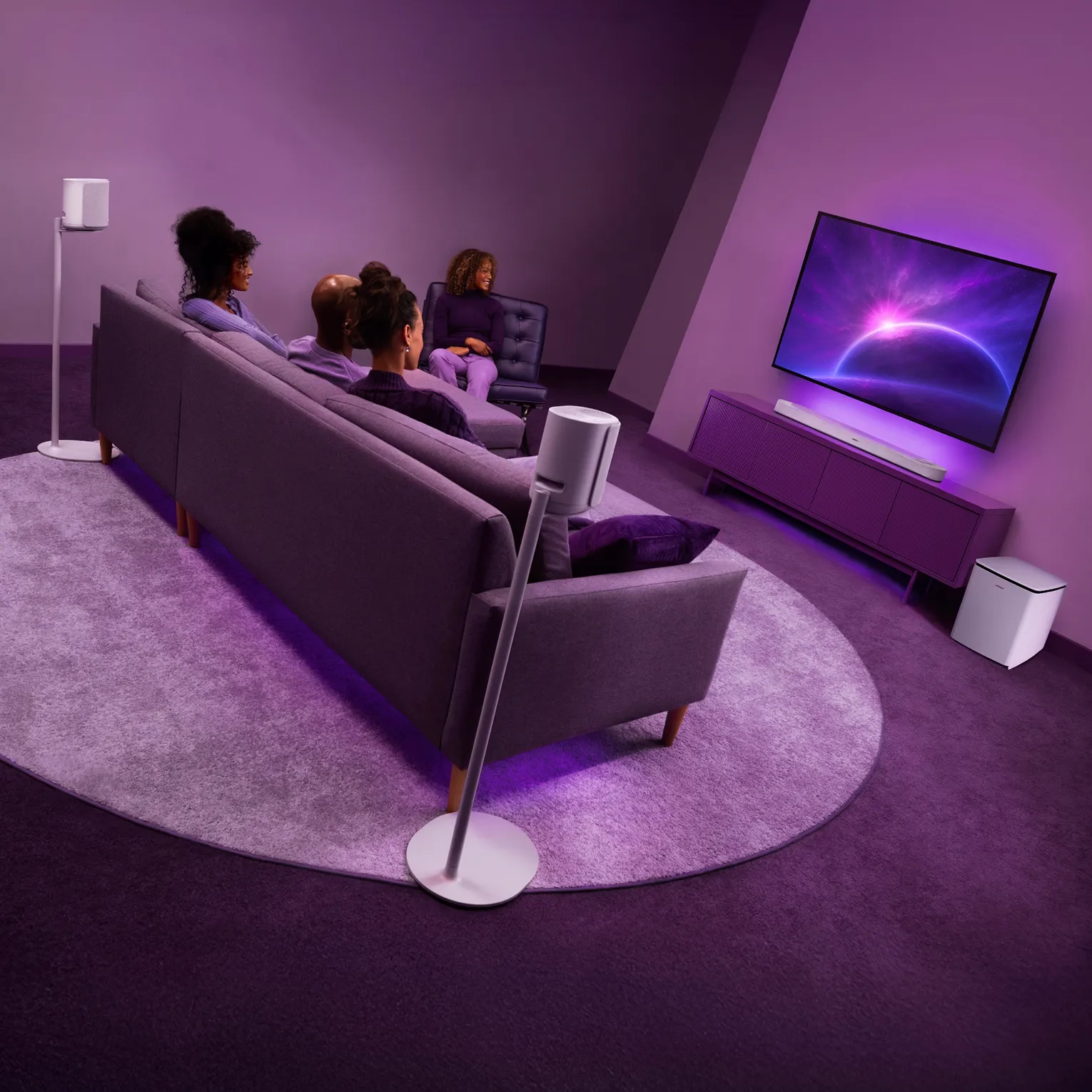 Bose Lifestyle Home Theater Set ชุดเครื่องโฮมเธียเตอร์ เสียงโอบล้อม 3d พร้อมเบสทรงพลังไร้สาย