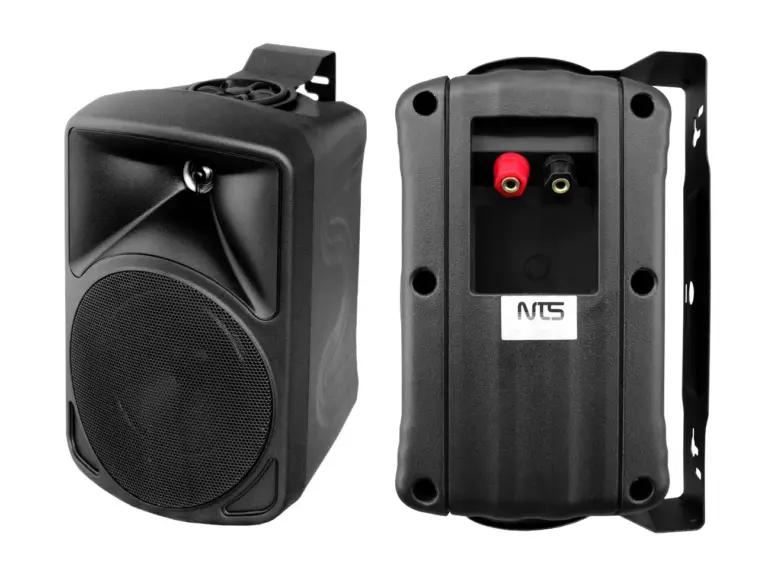 Nts Nc-402 ลำโพงติดผนัง 2 ทาง ขนาด 4 นิ้ว กำลังขับ 25 วัตต์ Rms พร้อมขาแขวน
