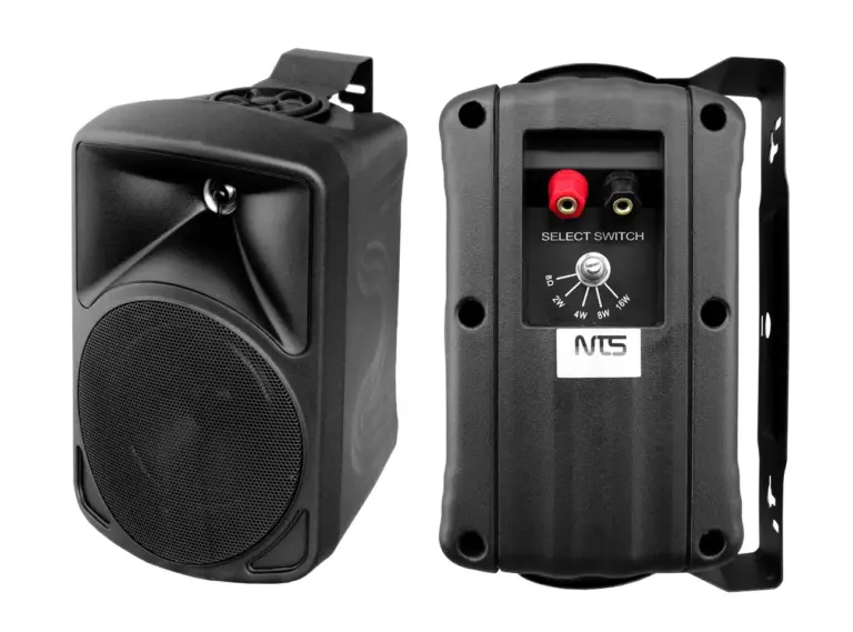 Nts Nc-402t ลำโพงติดผนัง 2 ทาง ขนาด 4 นิ้ว พร้อมไลน์ 100v กำลังขับ 25w Rms