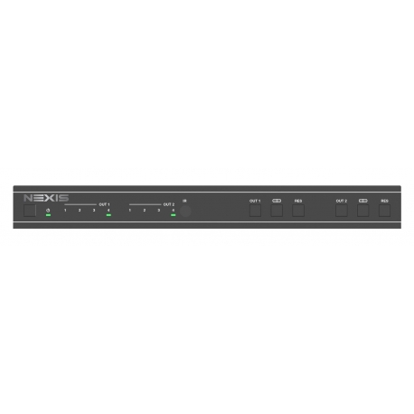 Nexis Hm42q 2 Nexis Hm42q 4 X 2 4k60 Multiviewer Seamless Uhd Video Matrix Switcher