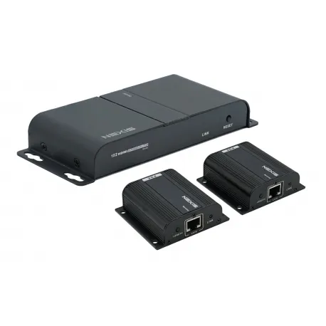 Nexis Lh-102ea 2-Port Hdmi Splitter & 40m Extender Over Cat6/6a/7 With Rx Poe Support