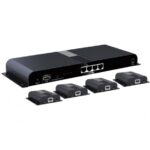 Nexis Lh-104eb 120m 1080p 1 In 4 Out Hdmi Splitter & Extender Over Cat6