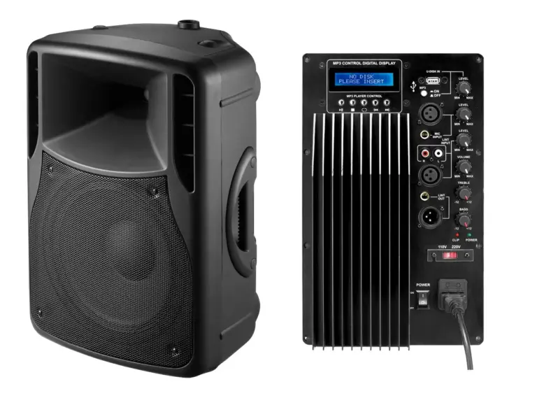 Nts Pd-15au ตู้ลำโพง 2 ทาง ขนาด 15 นิ้ว พร้อมแอมป์ Usb / Bluetooth กำลังขับ 250w Rms