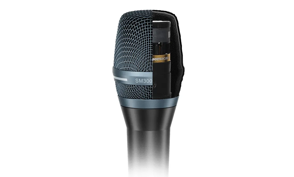 Sm 300 2 2 11zon Relacart Sm-300 ไมโครโฟนไดนามิกแบบมีสาย Cardioid สำหรับร้องและพูด