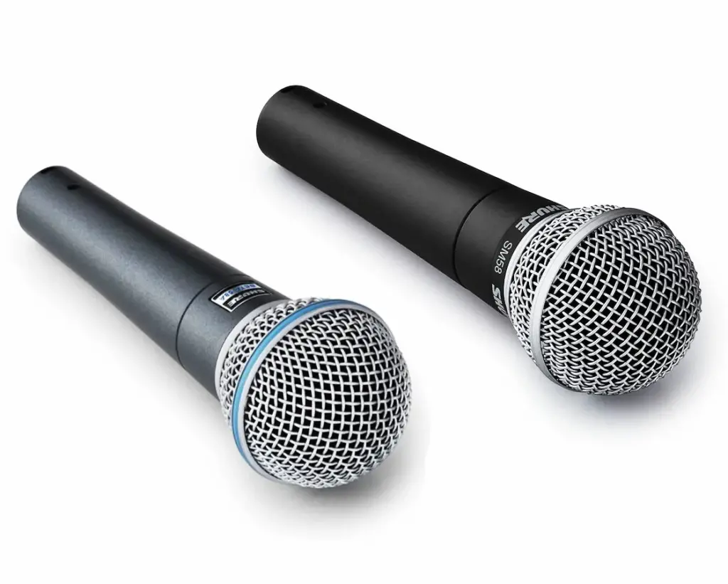 ไมค์ Shure รุ่น Sm58 กับรุ่น Beta58a