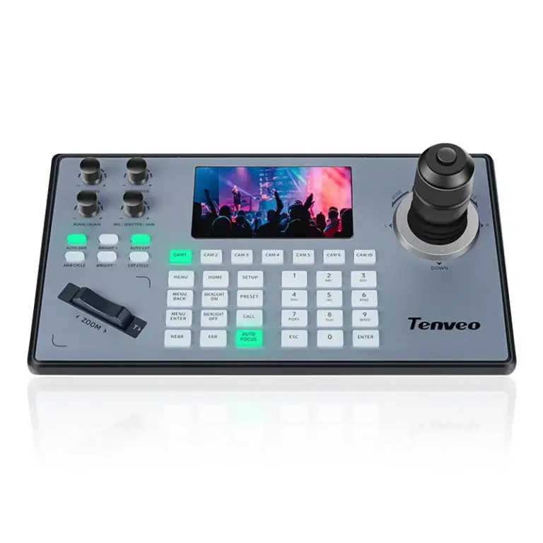 Tenveo Tevo-Kb200pro คอนโทรลเลอร์ควบคุมกล้อง Ptz พร้อมจอ Lcd Preview และ 4d Joystick