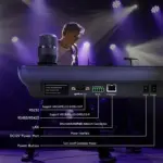 Tenveo Tevo-Kb300pro คอนโทรลเลอร์ควบคุมกล้อง Ptz พร้อมจอ 7 นิ้ว Quad Preview รองรับ Ndi และ Poe
