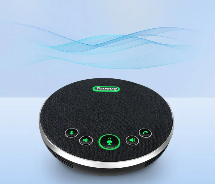 Tenveo Tevo-M3b ลำโพงประชุม Usb/bluetooth Speakerphone พร้อมไมโครโฟน 360°