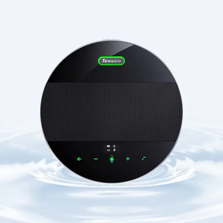 Tenveo Tevo-M5b ลำโพงประชุม Bluetooth Speakerphone พร้อมไมโครโฟน 360° สำหรับห้องประชุมขนาดเล็ก-กลาง
